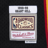 Mitchell & Ness Black Detroit Pistons 1998-99 Grant Hill Jersey Swingman Jersey