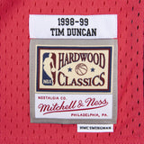 PInk Tim Duncan San Antonio Spurs 1998-99 Mitchell & Ness Swingmanm Jersey