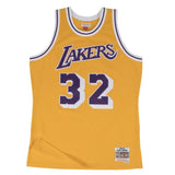 Los Angeles Lakers 1984-85 Magic Johnson Mitchell & Ness Yellow Swingman Jersey
