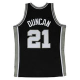 Tim Duncan San Antonio Spurs Road 1998-99 Black Mitchell & Ness Swingman Jersey