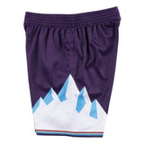 Utah Jazz 1996 - 97 Mitchell & Ness Purple Swingman Shorts