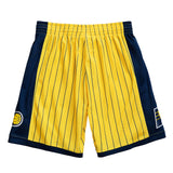 1999-00 Yellow Indiana Pacers Mitchell & Ness Hardwood Classics Swingman Shorts