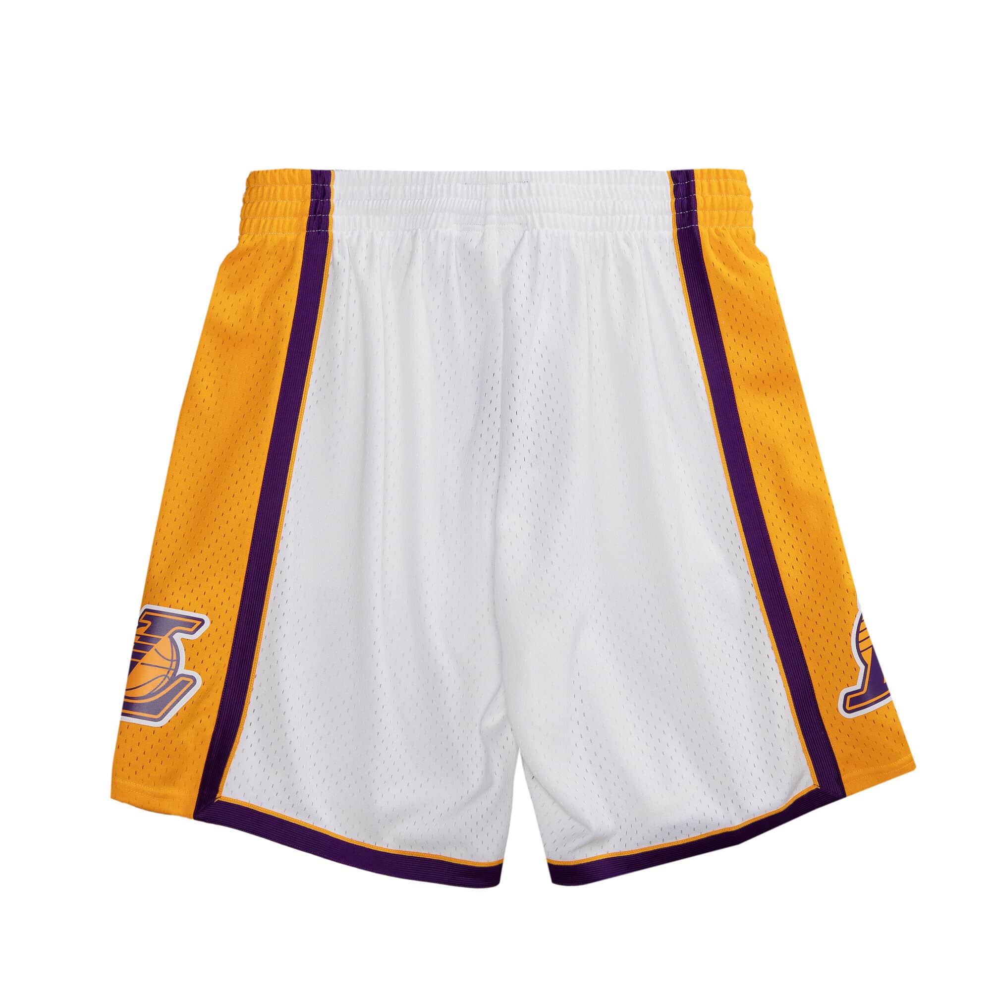Los Angeles Lakers 2009 10 Mitchell Ness White Swingman Shorts