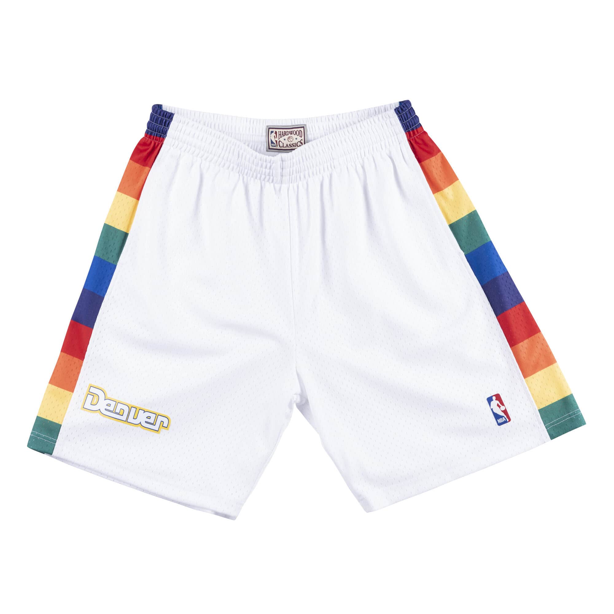 Men's Denver Nuggets Mitchell & Ness NavyHardwood Classics 1996-97 Just Don  Shorts
