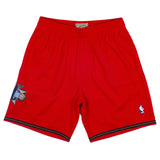 1999 Red Philadelphia 76ers Home Mitchell & Ness Hardwood Classics Swingman Shorts