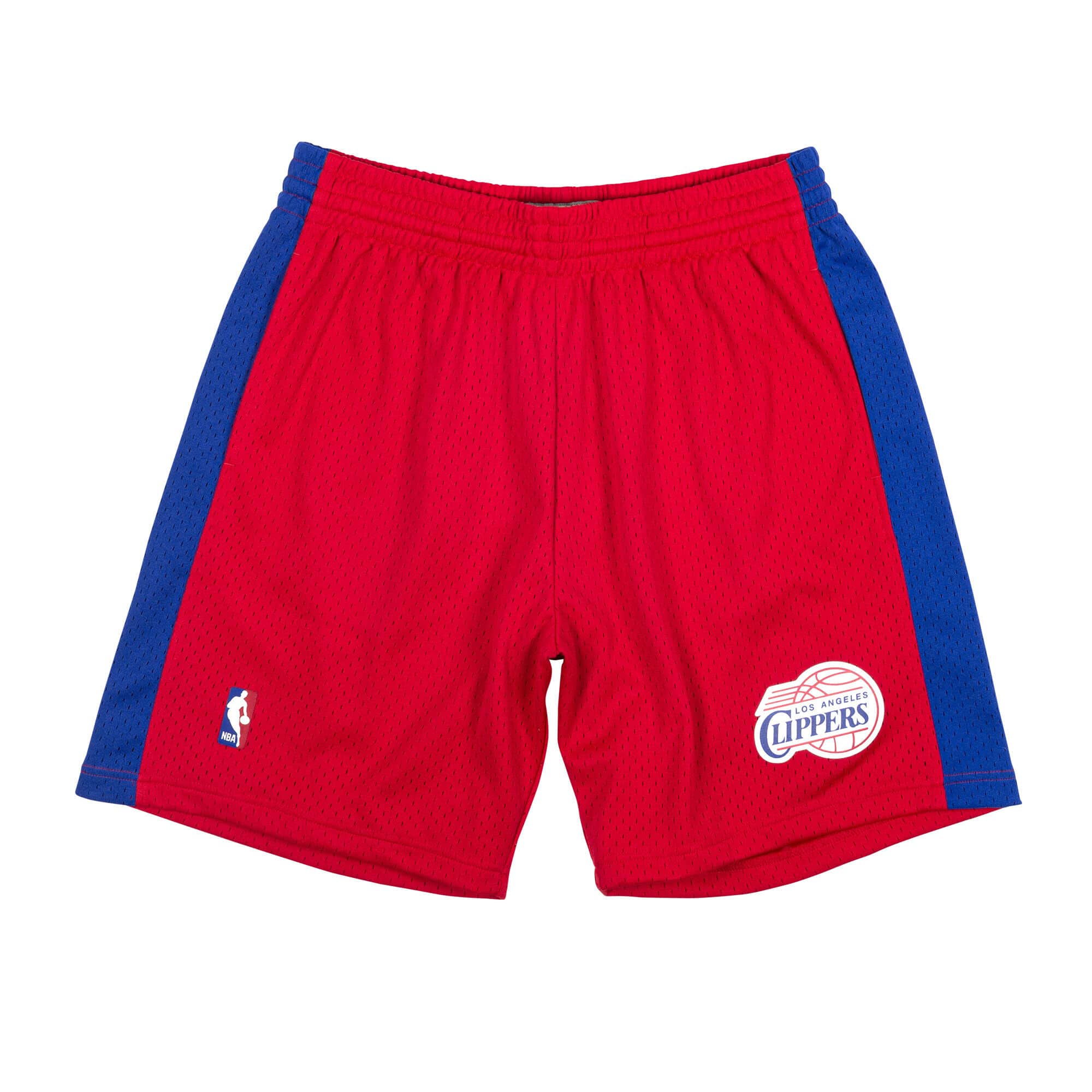 2000-01 Red Los Angeles Clippers Mitchell & Ness Hardwood Classics Swingman Shorts