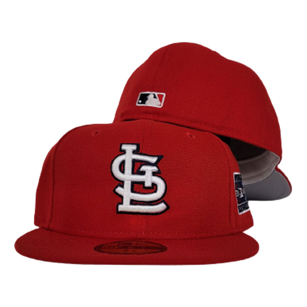 St Louis Cardinals Red Grey Bottom 2006 World Series New Era 59FIFTY Fitted 7 3/4