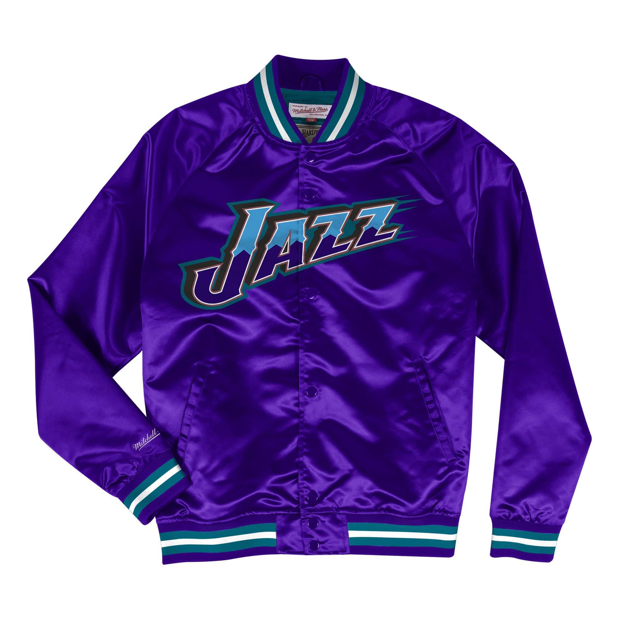 Mitchell & Ness Utah Jazz Purple Satin Light Jacket S