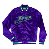 Product - Mitchell & Ness Utah Jazz Purple Satin Light Jacket