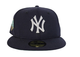 Navy Blue New York Yankees Mint Green Bottom 2009 World Series New Era 59Fifty Fitted