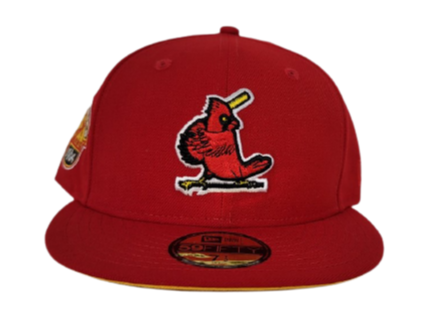 White St. Louis Cardinals Red Visor Grape Purple Bottom 1964 All Star Game Stimpy Collection New Era 59FIFTY Fitted 71/2