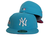 Vice Blue New York Yankees Fusion Pink Bottom 2011 All Star Game Side Patch New Era 59Fifty Fitted