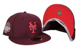 MAROON NEW YORK METS INFRARED BOTTOM 2013 ALL STAR GAME NEW ERA 59FIFTY FITTED