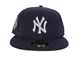 Navy Blue New York Yankees Tan Bottom 2000 World Series New Era 59Fifty Fitted