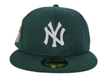 Dark Green New York Yankees Pink Bottom 2014 All Star Game Side Patch New Era 59Fifty Fitted