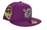 Grape Purple Pittsburgh Pirates Soft yellow Bottom 1959 All Star Game Side Patch New Era 59Fifty Fitted