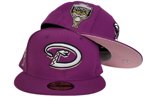 New Era Tampa Bay Rays Inaugural Season 1998 Pink Grapes Edition 59Fifty  Fitted Hat