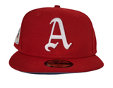 Red Philadelphia Athletics Icy Blue Bottom 1930 World Series New Era 59Fifty Fitted