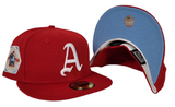 Red Philadelphia Athletics Icy Blue Bottom 1930 World Series New Era 59Fifty Fitted