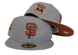 Grey San Francisco Giants Rust Bottom 50th Anniversary Side Patch New Era 59Fifty Fitted