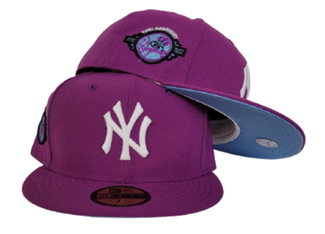 Grape Purple New York Yankees 100th Anniversary Icy Blue Bottom New Er –  Exclusive Fitted Inc.