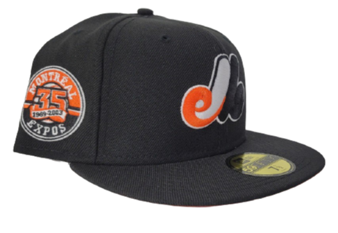 Montreal Expos Word Drop Collection 35 Years 59FIFTY Fitted Hat 7 3/4