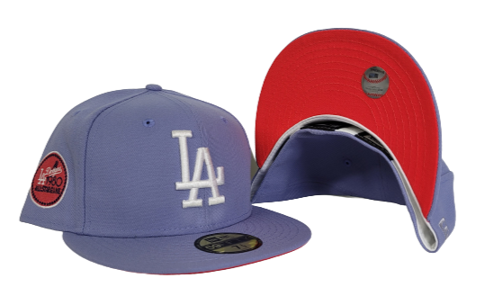 Lavender Purple Los Angeles Dodgers Infrared Bottom 1980 All Star Game New Era 59Fifty Fitted