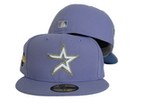 Lavender Purple Houston Astros Icy Blue Bottom 2005 World Series New Era 59Fifty Fitted