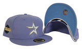Lavender Purple Houston Astros Icy Blue Bottom 2005 World Series New Era 59Fifty Fitted