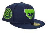 Light Navy Chicago Cubs Apple Green Bottom 1962 All Star Game New Era 59Fifty Fitted