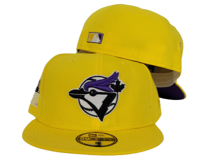 Yellow Toronto Blue jays Purple Bottom 1991 All Star Game New Era 59Fifty Fitted