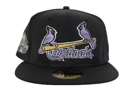Black St. Louis Cardinals Lavender Bottom 2009 All Star Game New Era 59Fifty Fitted