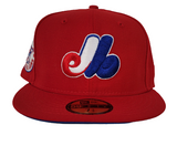 Red Montreal Expos Royal Blue Bottom 1982 All Star Game New Era 59Fifty Fitted