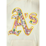 Off White Oakland Athletics Water Color Floral New Era Hoodie
