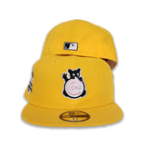Yellow Chicago Cubs Pink Bottom 1990 All Star Game Side Patch New Era 59Fifty Fitted